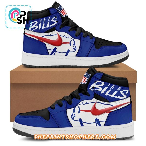 Buffalo Bills 2025 New Charging Potato Logo Air Jordan 1