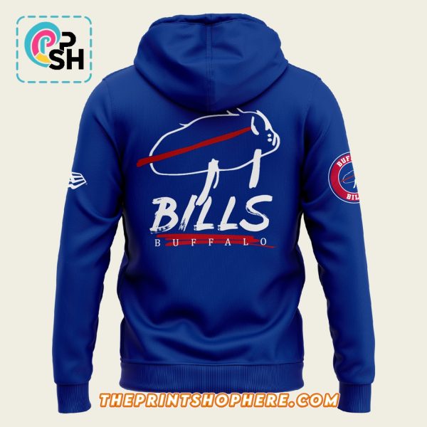 Buffalo Bills Charging Potato Blue Hoodie 2025