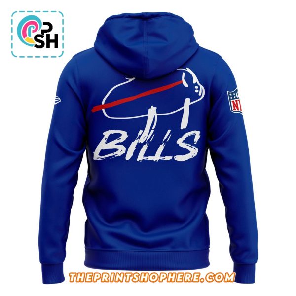 Buffalo Bills Charging Potato Blue Hoodie 2025