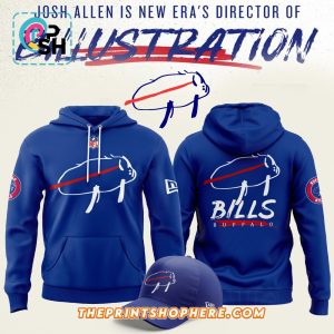 Buffalo Bills Charging Potato Blue Hoodie, Pants