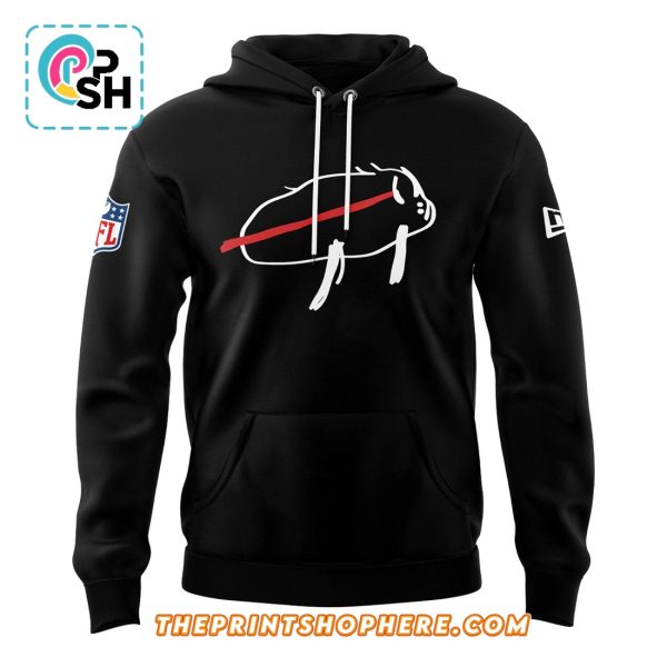 Buffalo Bills New Charging Potato Logo Black Hoodie