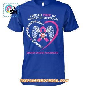Chicago Cubs 2025 Breast Cancer Awareness T-Shirt