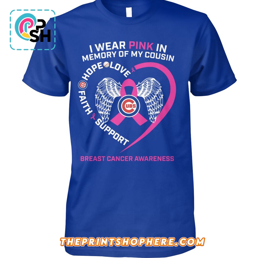 Chicago Cubs 2025 Breast Cancer Awareness T-Shirt Chicago Cubs 2025 Breast Cancer Awareness T-Shirt