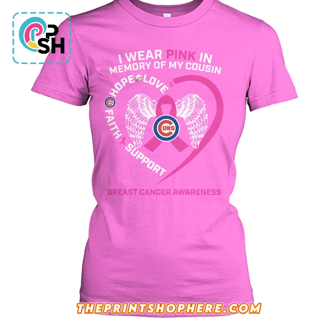 Chicago Cubs 2025 Breast Cancer Awareness T-Shirt Chicago Cubs 2025 Breast Cancer Awareness T-Shirt