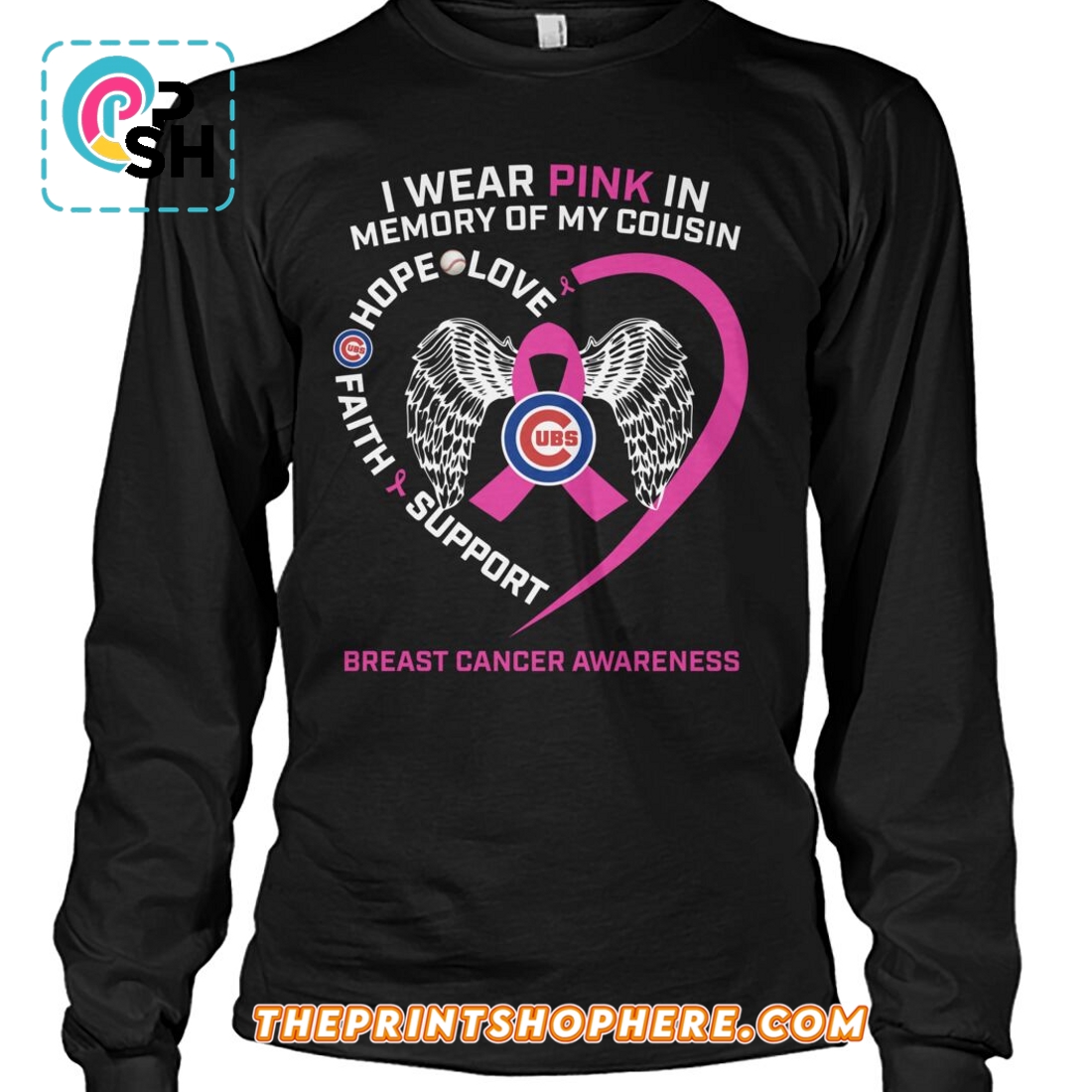 Chicago Cubs 2025 Breast Cancer Awareness T-Shirt Chicago Cubs 2025 Breast Cancer Awareness T-Shirt