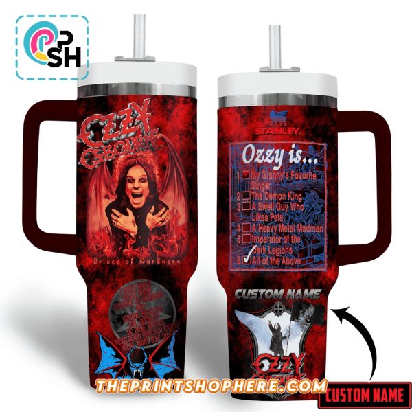 Custom Ozzy Osbourne Check List Ozzy Is 40oz Tumbler