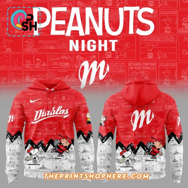 Diablos Rojos del México 75 Aniversario de Peanuts Hoodie