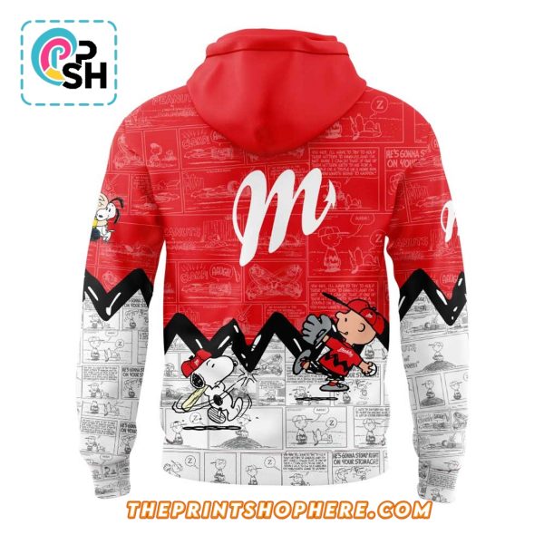 Diablos Rojos del México 75 Aniversario de Peanuts Hoodie