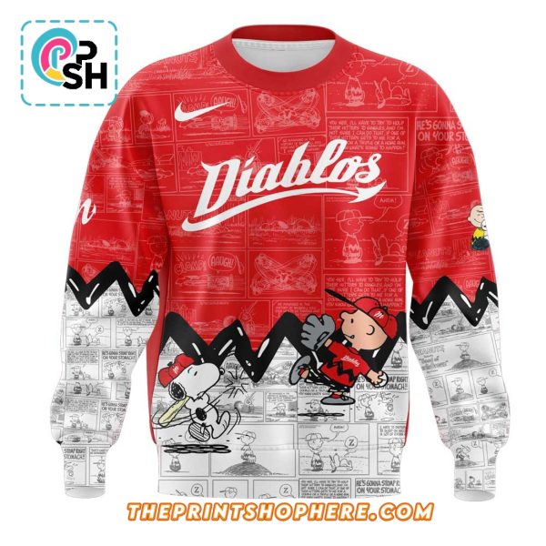Diablos Rojos del México 75 Aniversario de Peanuts Hoodie