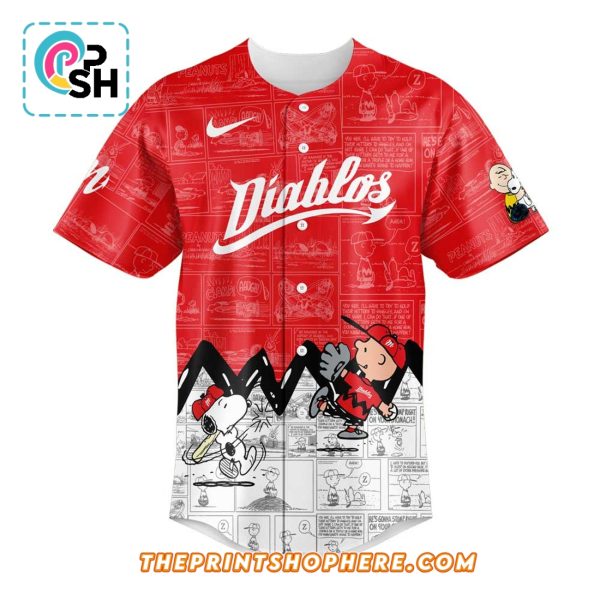 Diablos Rojos del México 75 Aniversario de Peanuts Jersey