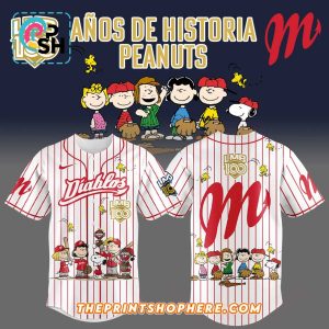 Diablos Rojos del México x 100 Años De Historia Peanuts Jersey