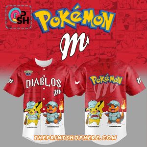 Diablos Rojos del México x Pokémon GO Jersey