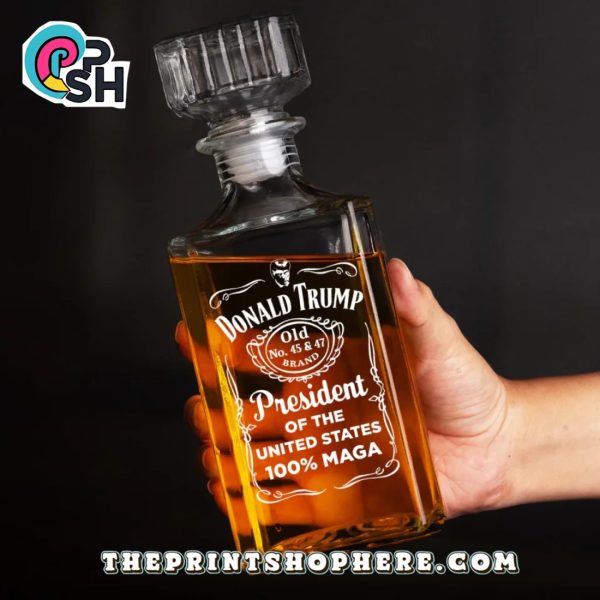 Donald Trump President Of The US Whiskey Bottle