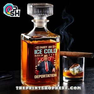Enjoy An Ice Cold Whiskey Bottle