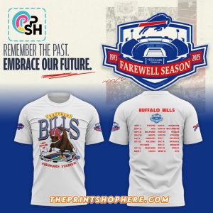 Highmark Stadium Farewell Season 2025 White Shirt