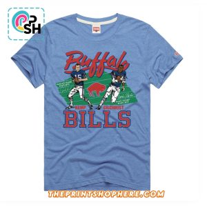 Homage Cookie Gilchrist and Jack Kemp Caricature T-Shirt