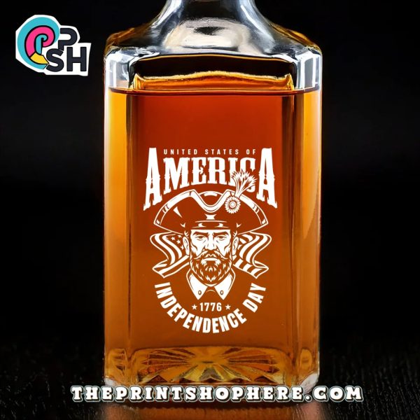Home Of The Brave Since 1776 Glass Whiskey