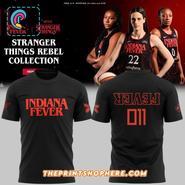 Indiana Fever Stranger Things Rebel Collections Hoodie