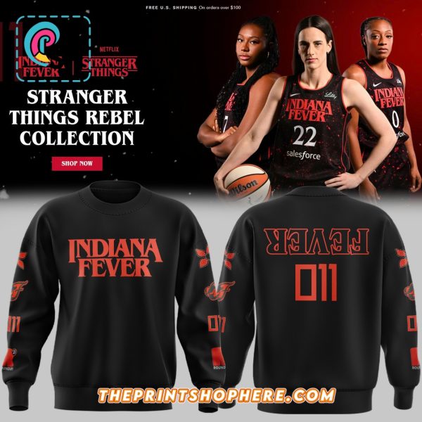 Indiana Fever Stranger Things Rebel Collections Hoodie