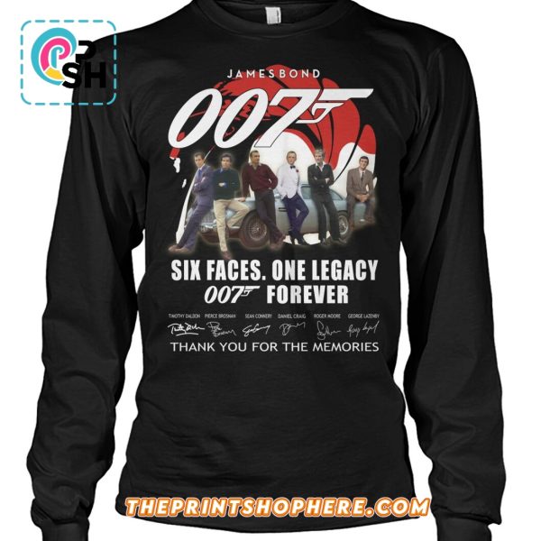 James Bond 007 Thank You For The Memories Signatures T-Shirt