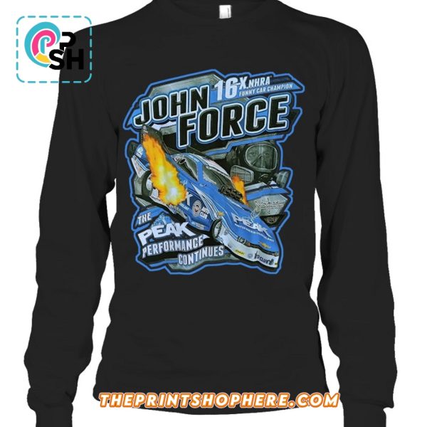 John Force 16-time NHRA Funny Car Champion T-Shirt