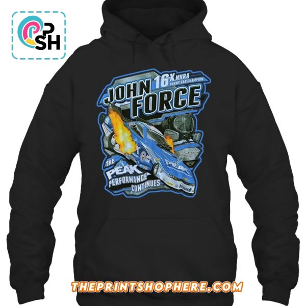 John Force 16-time NHRA Funny Car Champion T-Shirt