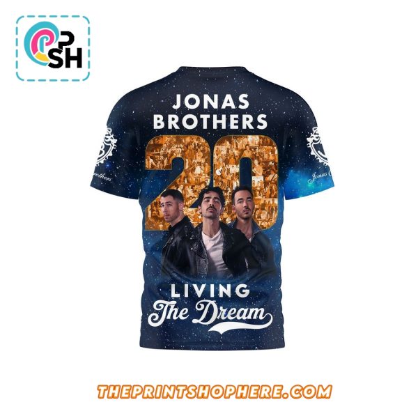 Jonas Brothers Living The Dream 2025 Tour Shirt