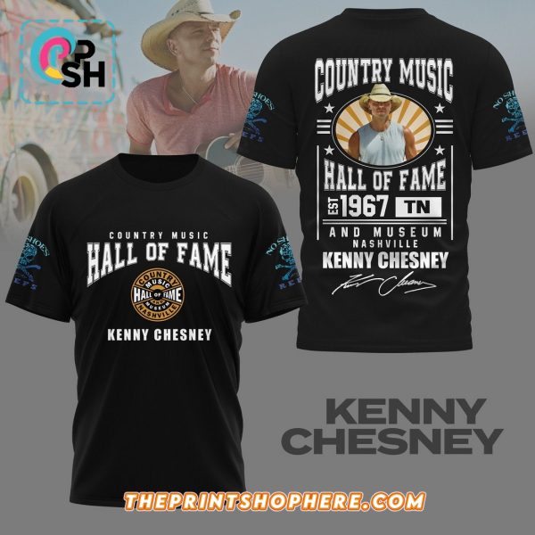 Kenny Chesney Hall Of Fame Signatures Black Hoodie