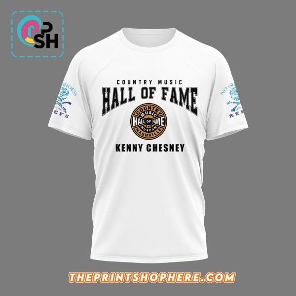 Kenny Chesney Hall Of Fame Signatures White Hoodie