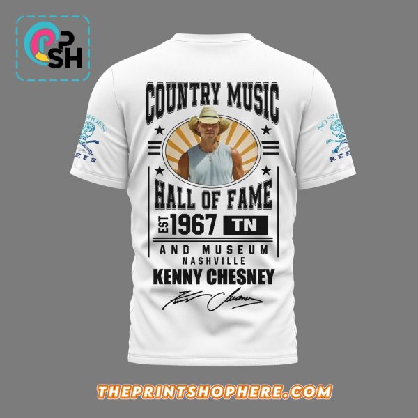 Kenny Chesney Hall Of Fame Signatures White Hoodie