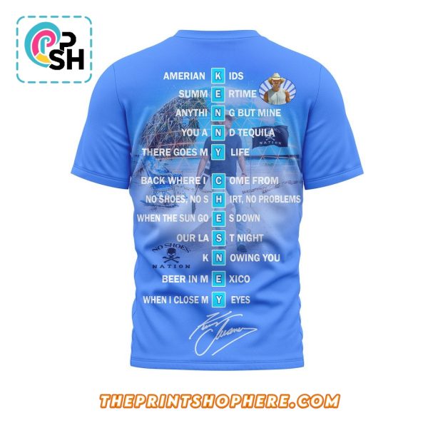 Kenny Chesney Sphere Las Vegas 2025 Blue Shirt