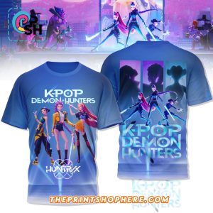 KPop Demon Hunters Limited Edition Blue Shirt