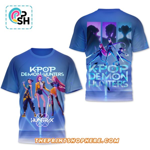 KPop Demon Hunters Limited Edition Blue Shirt
