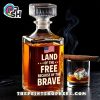 Leading The Way Trump Glass Whiskey Bottle