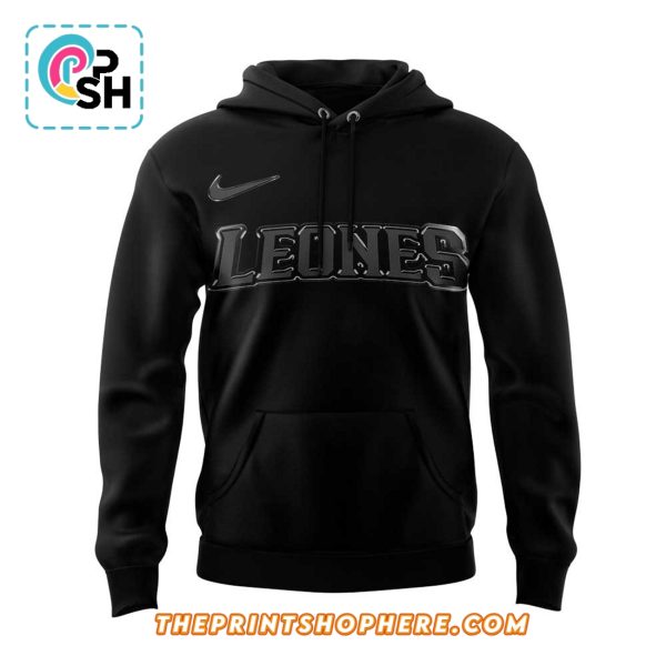 Leones de Yucatán De vuelta en Sudadera con Capucha Negra Hoodie