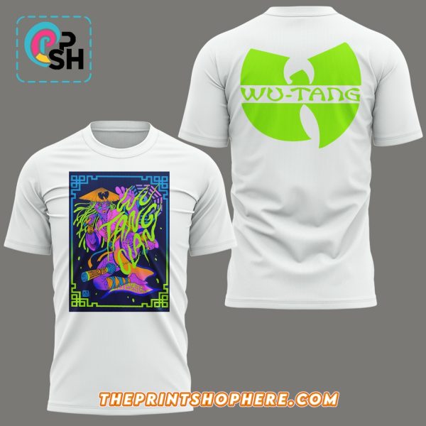 Men’s Wu Tang Concert Poster For Chicago White Shirt