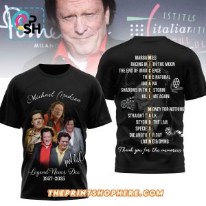 Michael Madsen Legend Never Die 1957 – 2025 Shirt