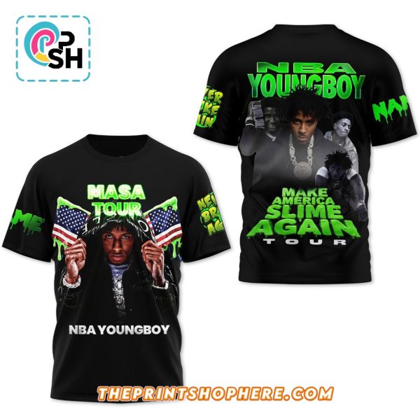 NBA YoungBoy Make America Slime Again Tour Shirt