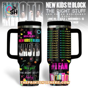 NKOTB 40oz Tumbler With Handle, Gift For Fans