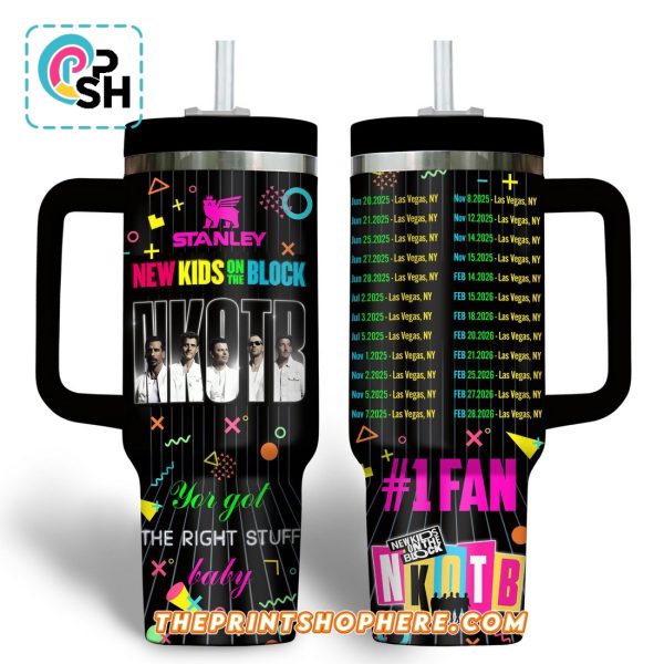 NKOTB 40oz Tumbler With Handle, Gift For Fans
