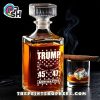 Make Summer Great Again Glass Whiskey Bottle