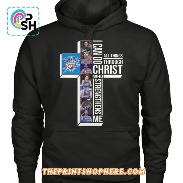 OKC Thunder Christ Who Strengthens Me T-Shirt