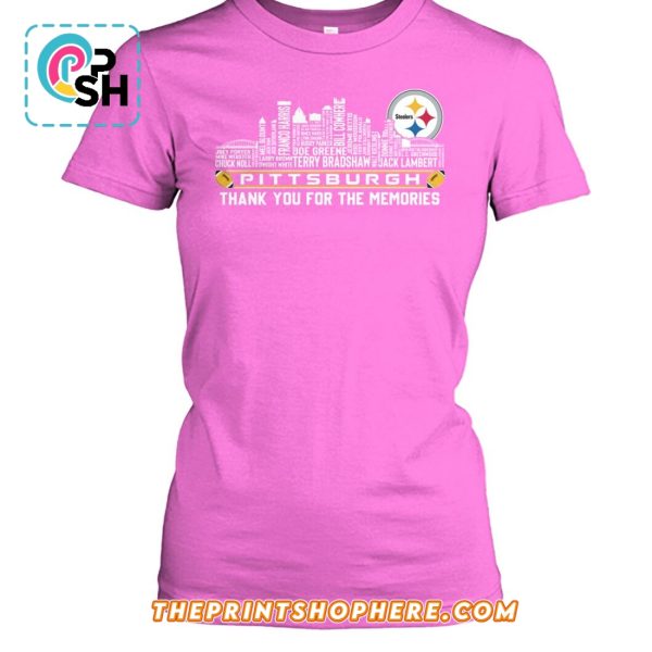 Pittsburgh Football Thank You For The Memories T-Shirt