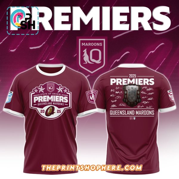 Premiers Queensland Maroons 2025 Champions Shirt