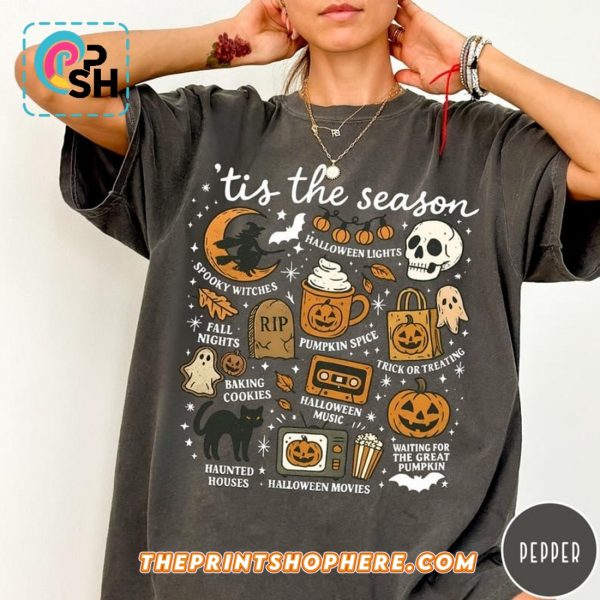 Premium Vintage Halloween Season 2025 T-Shirt