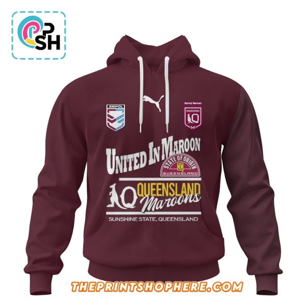 Queensland Maroons State Of Origin 2025 Champions Hoodie And Pants