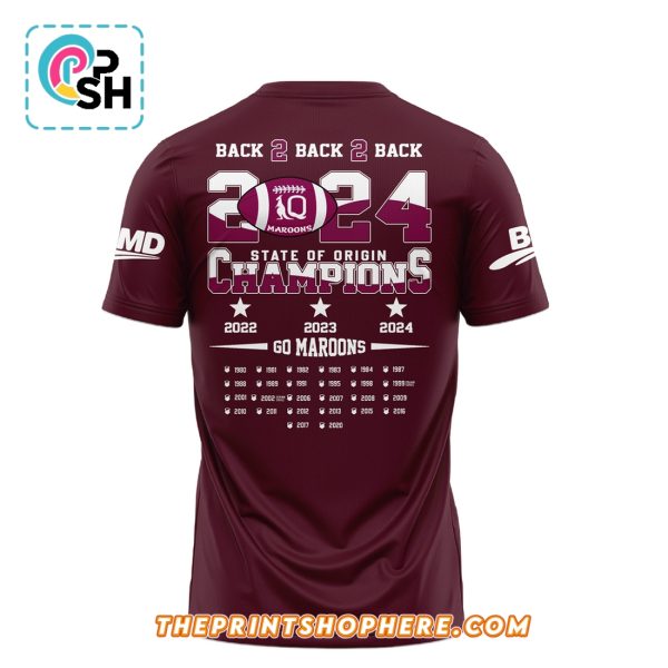 Queensland Maroons State Of Origin Champions Hoodie 2025