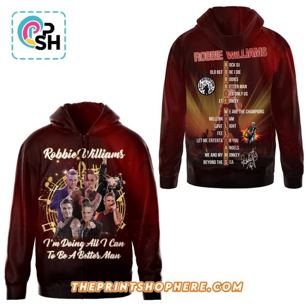 Robbie Williams Limited Edition Signatures Shirt
