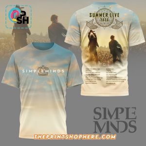 Simple Minds Summer Live 2025 Shirt