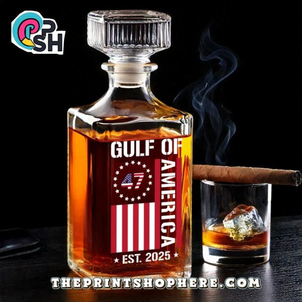 Sippin’ Freedom One Wave At A Time Whiskey Decanter